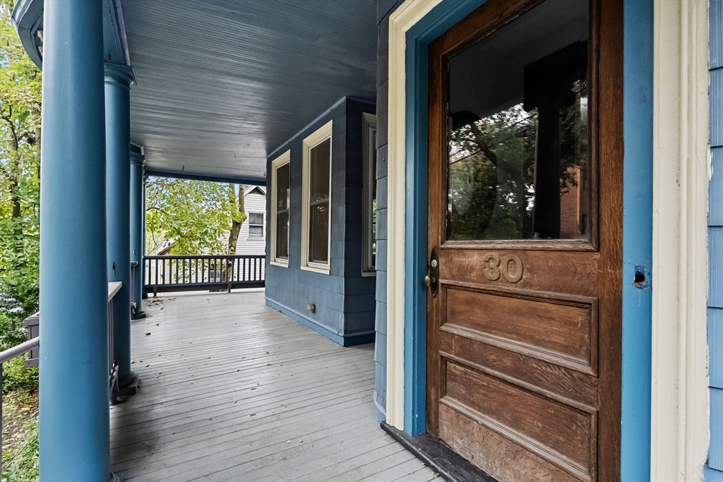30 Walnut Street Somerville, MA 02143 - Photo 2 of 4 a view of a entryway door of the house