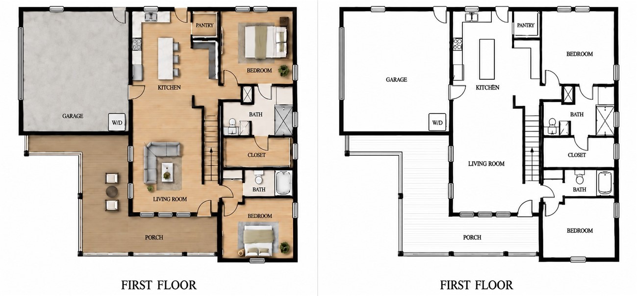 2178 Scott Road Erwin, NY 14870 - Photo 49 of 50 Illustrated floor plans are for marketing and visualization purposes only and are not exact. Layouts, dimensions, features, and other details are approximate and should be independently verified
