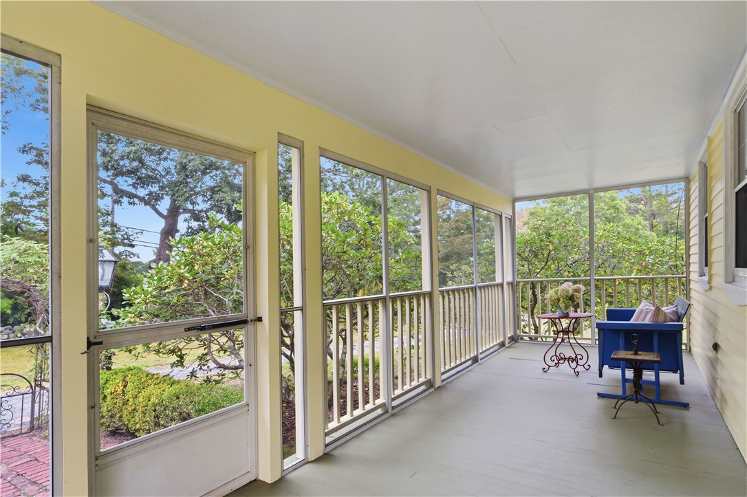 Fully-Screened Front Porch