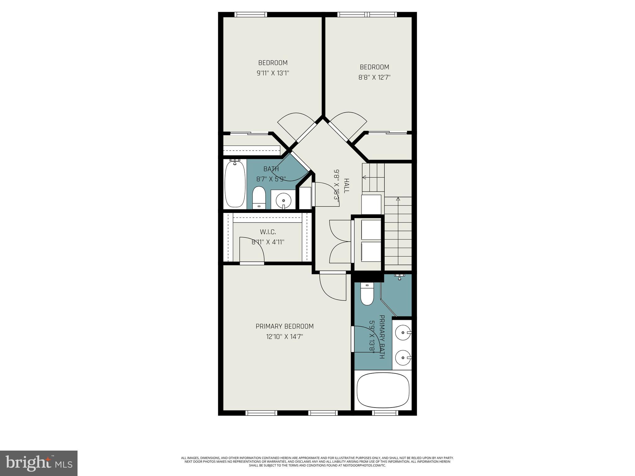4440 Potomac Highlands Circle Triangle, VA 22172 - Photo 12 of 12 a picture of a wall with white wall painting and a floor painting