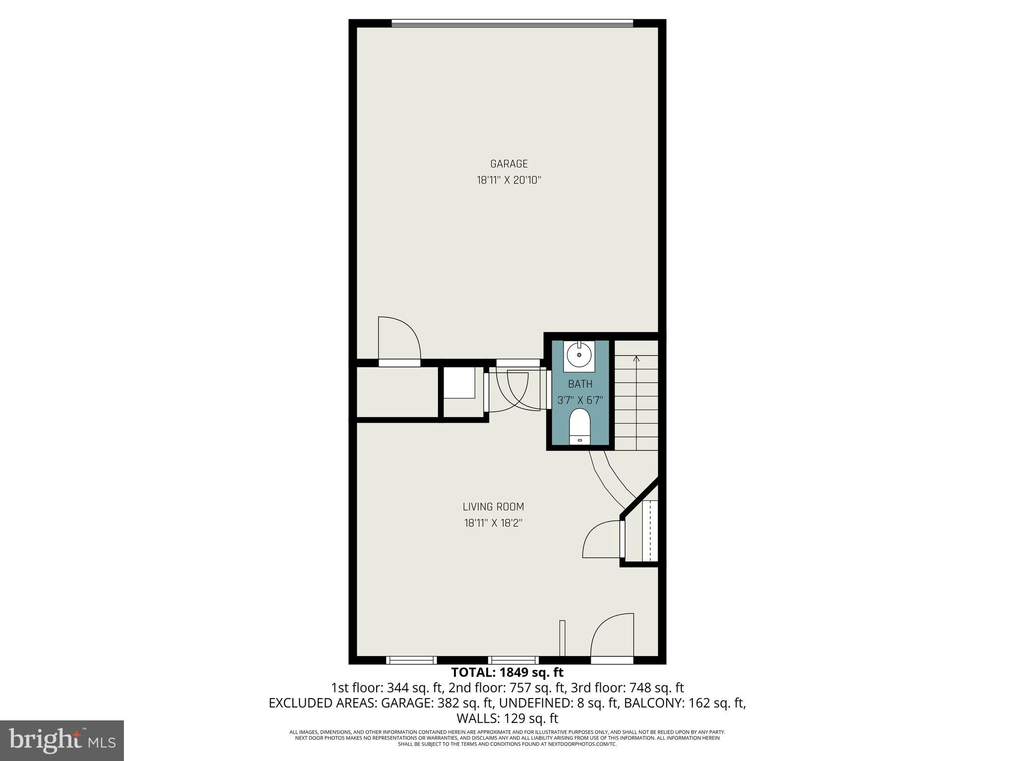 4440 Potomac Highlands Circle Triangle, VA 22172 - Photo 7 of 12 a picture of a room with a bench