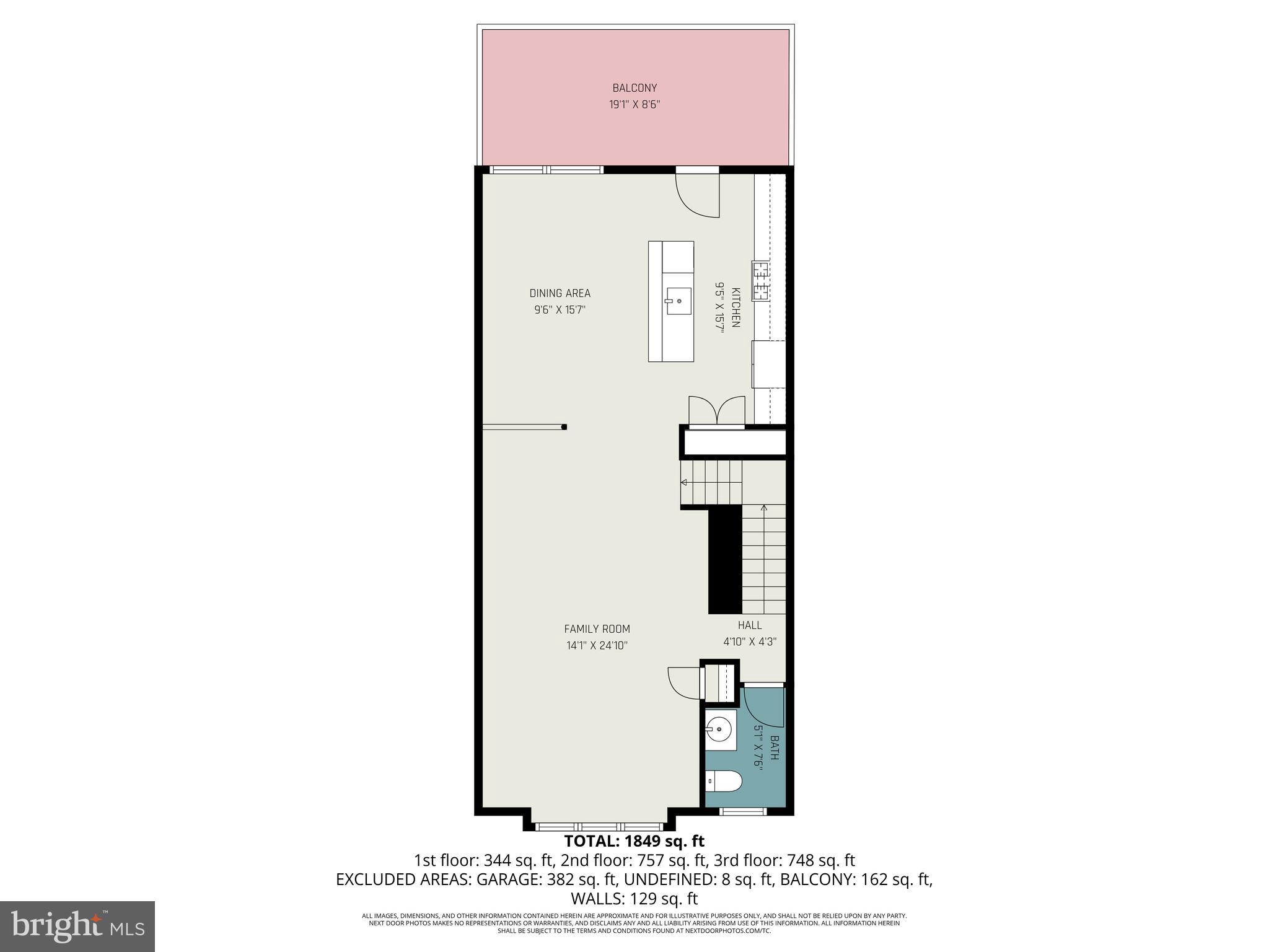 4440 Potomac Highlands Circle Triangle, VA 22172 - Photo 9 of 12 a picture of a bench in front of a door