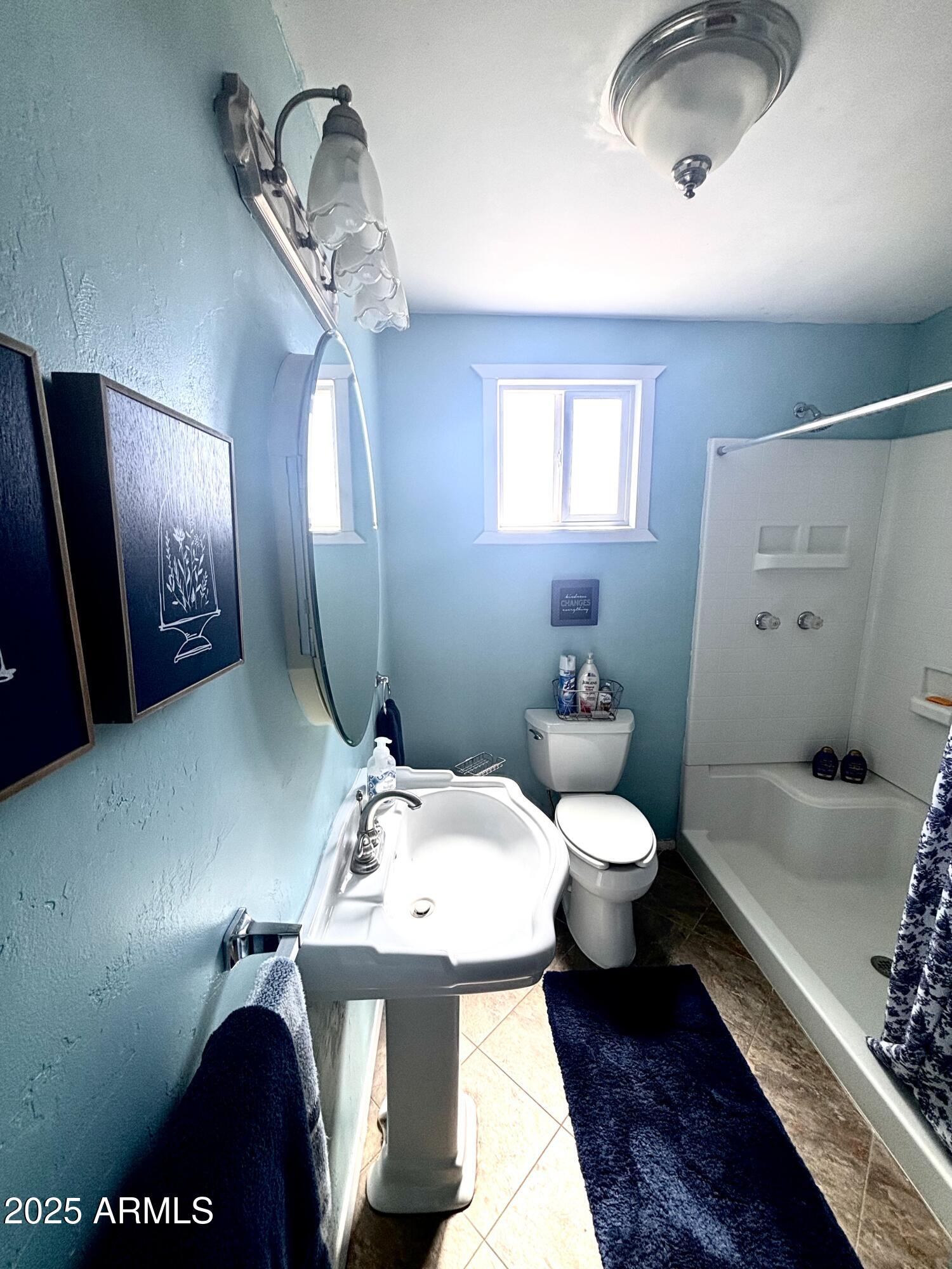 1540 North Jefferson Avenue Ajo, AZ 85321 - Photo 9 of 14 a bathroom with a sink toilet and shower