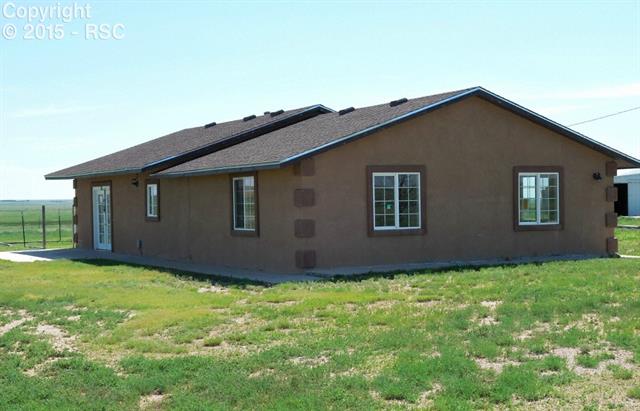 3585 South Yoder Road Yoder, CO 80864 - Photo 10 of 11 West facing rear of house.