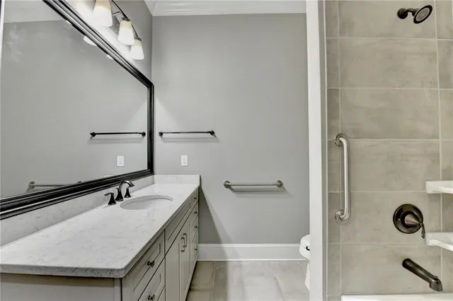 a bedroom with furniture and a couch