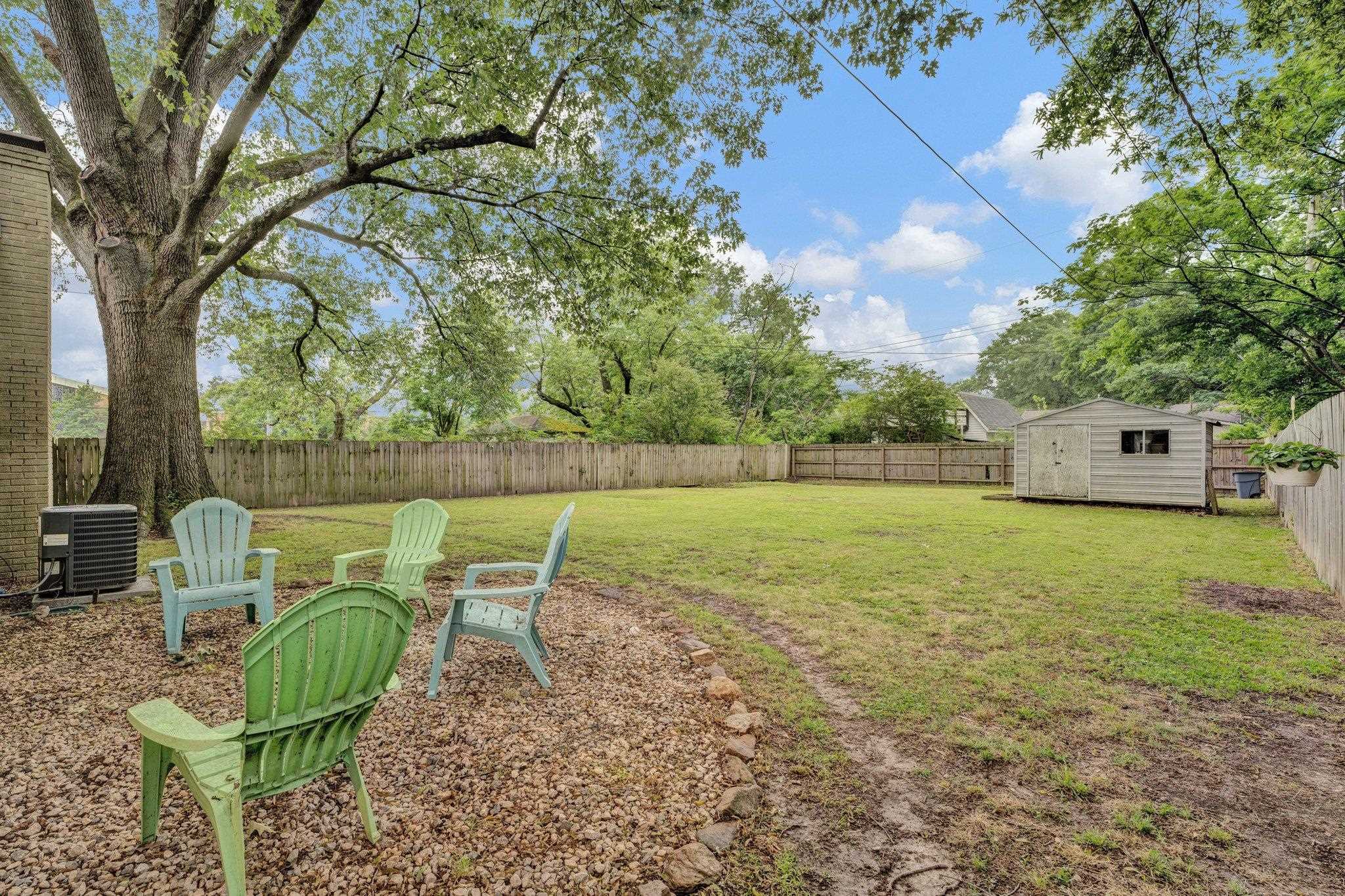 1459 Colonial Road Memphis, TN 38117 - Photo 28 of 33 a backyard of a house with table and chairs