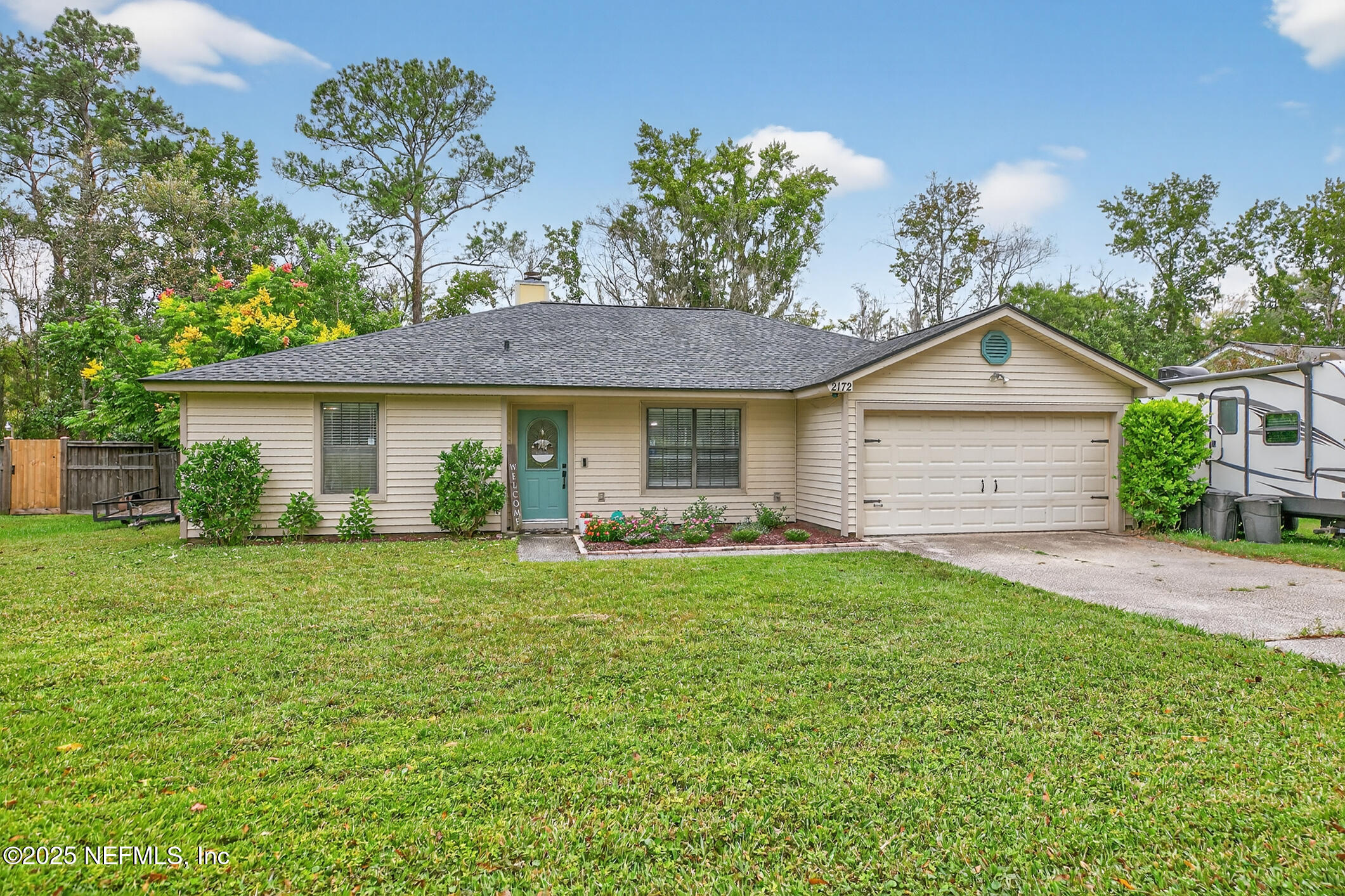 2172 Rothbury Drive Jacksonville, FL 32221 - Photo 1 of 28 a front view of house with yard and green space