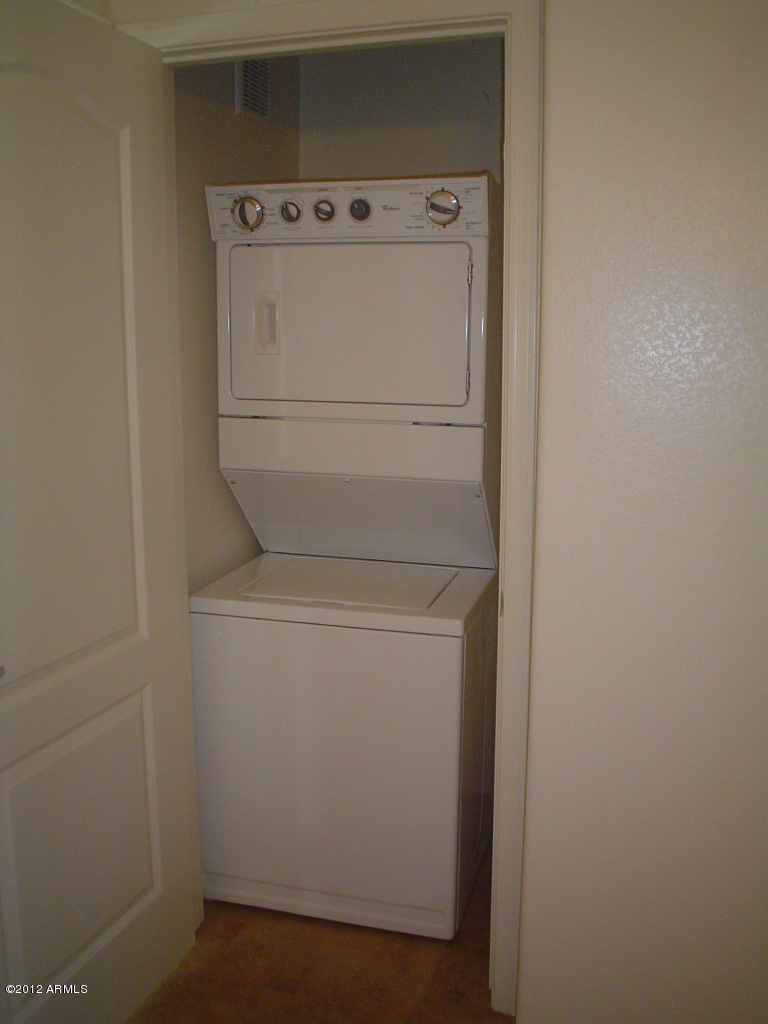 280 South Evergreen Road, Unit 1297 Tempe, AZ 85288 - Photo 11 of 33 Stackable washer and dryer