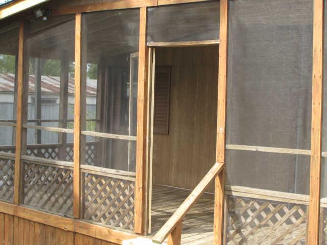 Awesome newly renovated screened in front porch