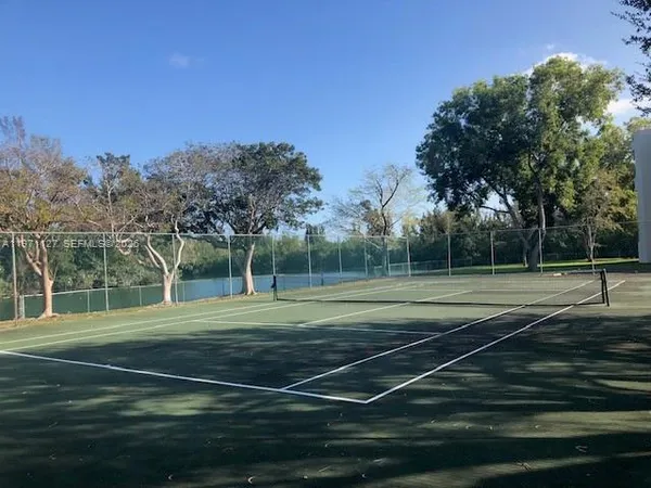 a view of a basketball court