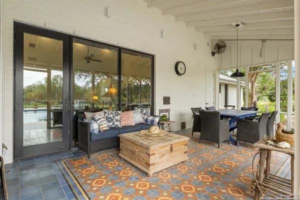 a view of a house with pool