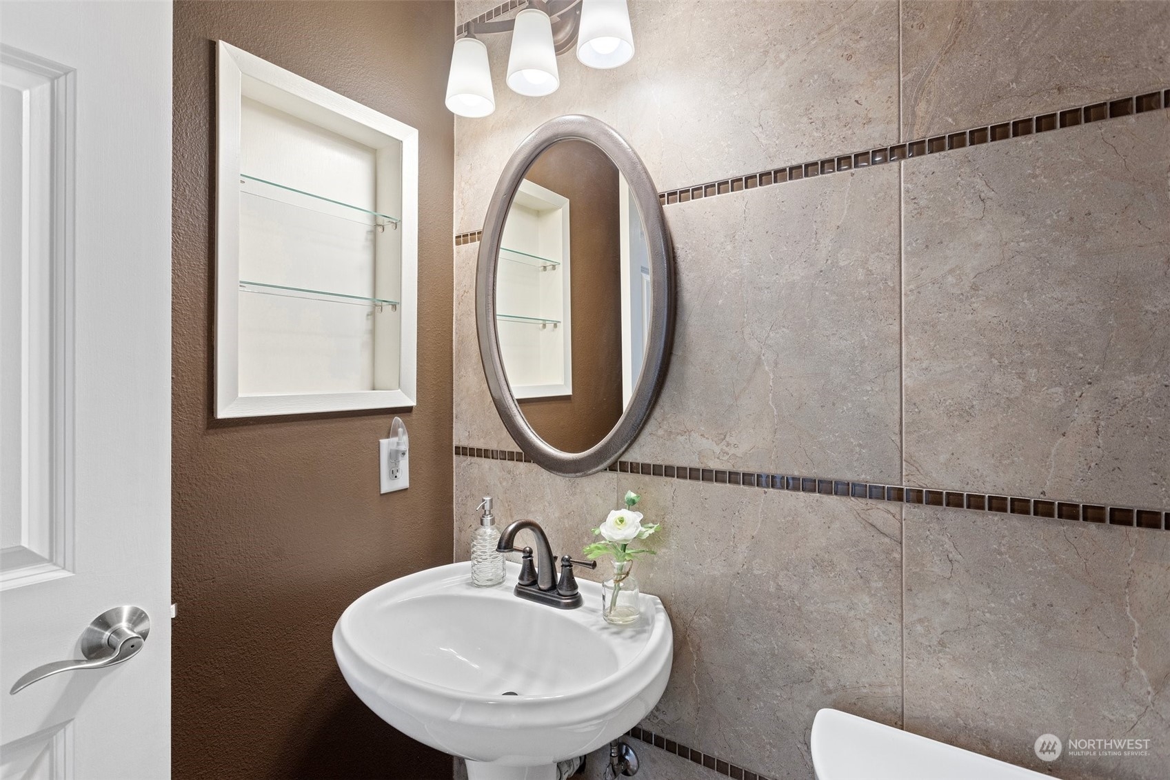 112 236th Place Southwest Bothell, WA 98021 - Photo 24 of 40 a bathroom with a sink mirror and toilet