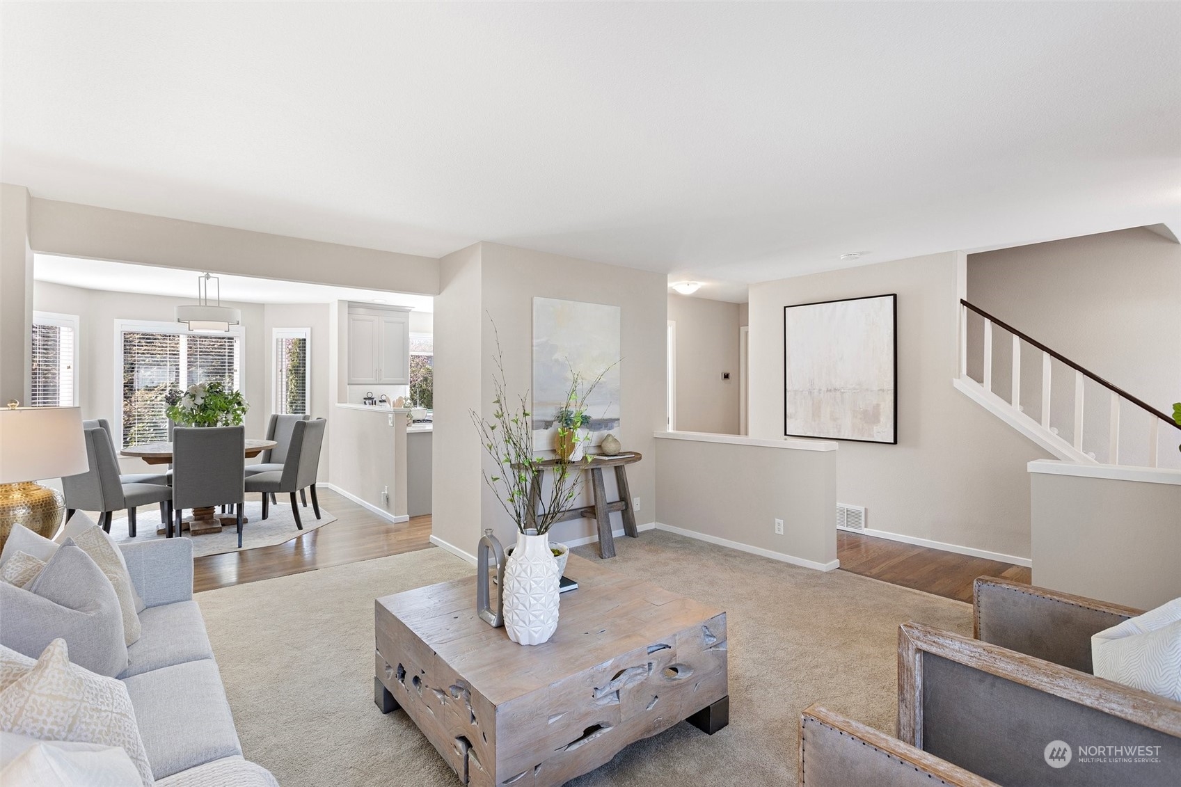 112 236th Place Southwest Bothell, WA 98021 - Photo 5 of 40 a living room with furniture and wooden floor