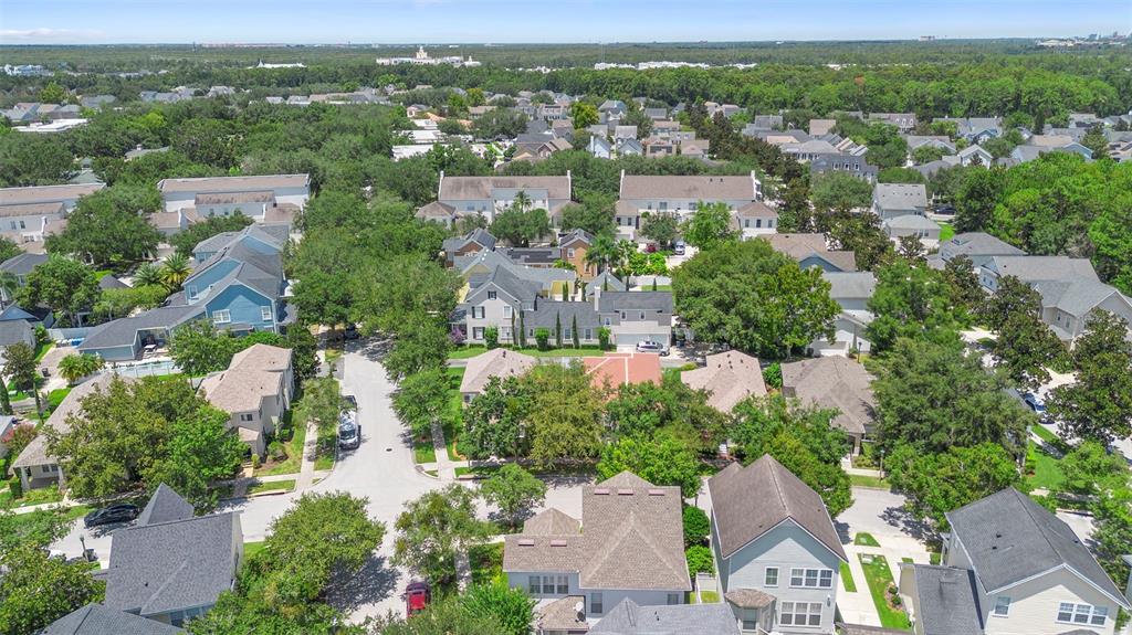 907 Pawstand Road Celebration, FL 34747 - Photo 38 of 49 an aerial view of a city with lots of residential buildings