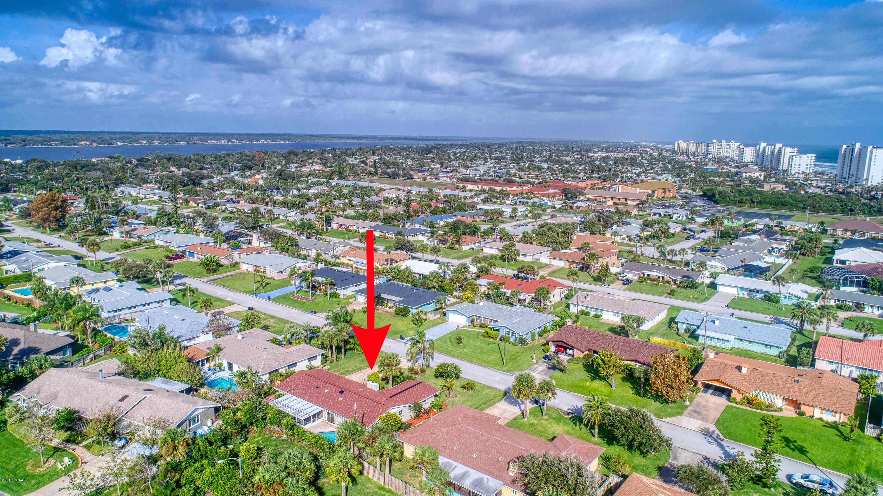 210 Ellicott Drive Ormond Beach, FL 32176 - Photo 47 of 50 120EllicottDrive_Drone-3_arrow