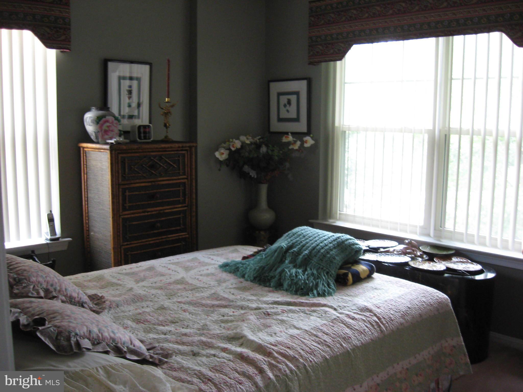 1236 Back Creek Loop, Unit 1236 Solomons, MD 20688 - Photo 17 of 24 a bedroom with a bed dresser and a window