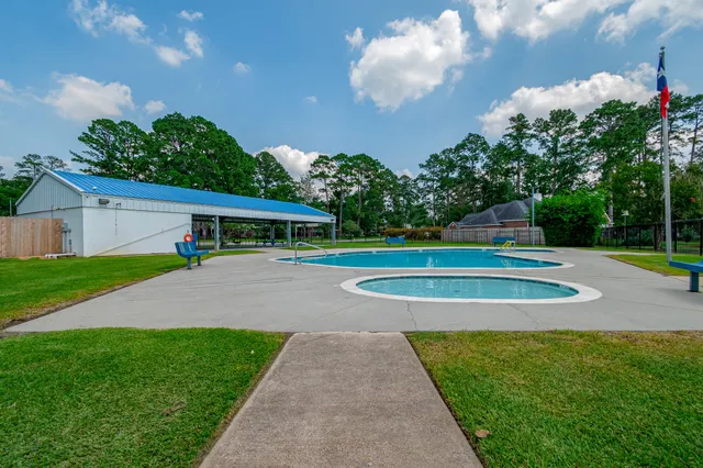 a view of a house with a swimming pool