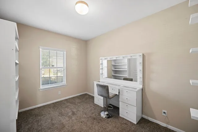 a workspace with a window