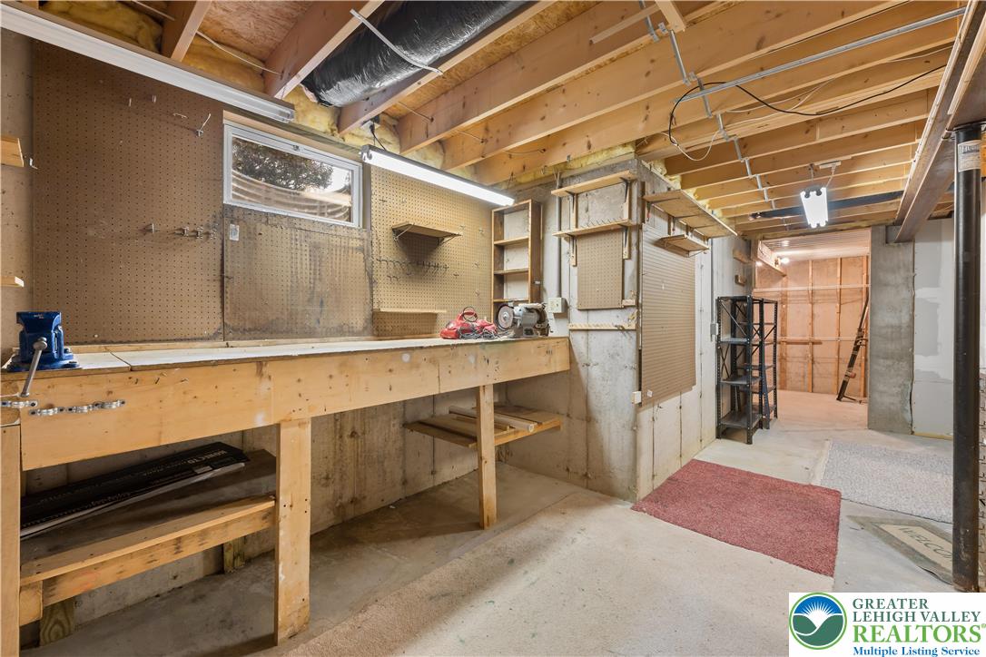 1 Pinewood Circle Hazleton, PA 18202 - Photo 33 of 33 a kitchen with refrigerator and cabinets