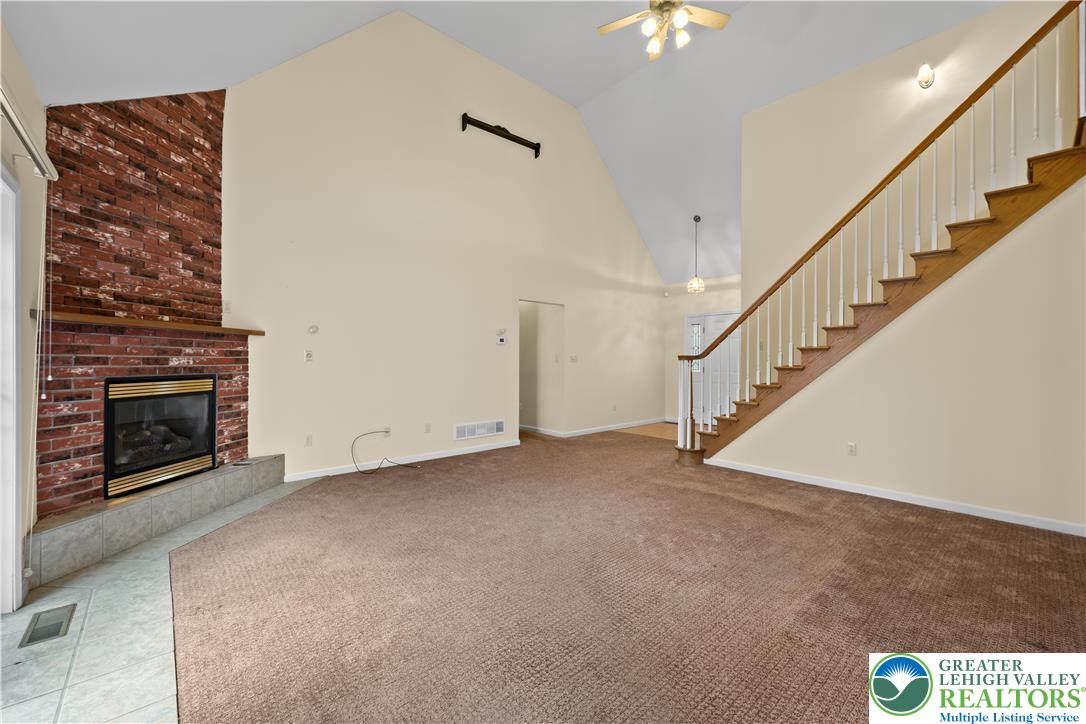 1 Pinewood Circle Hazleton, PA 18202 - Photo 9 of 33 a view of an empty room with a fireplace