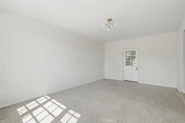 a view of an empty room