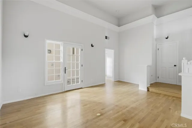 wooden floor in an empty room