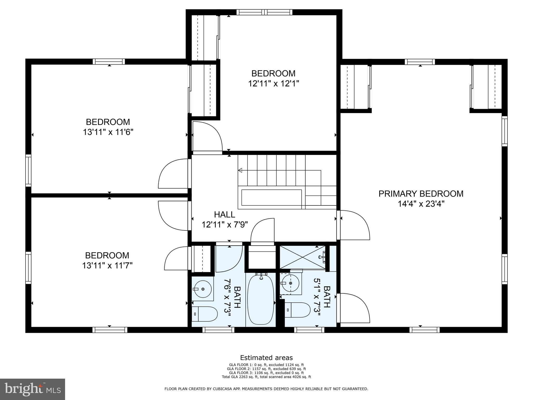 622 Mount View Road Berwyn, PA 19312 - Photo 47 of 48 Second Floor Sketch