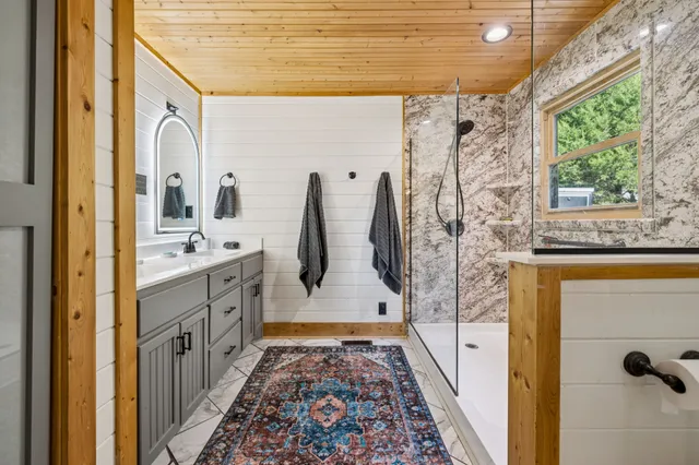 a view of a house with a swimming pool