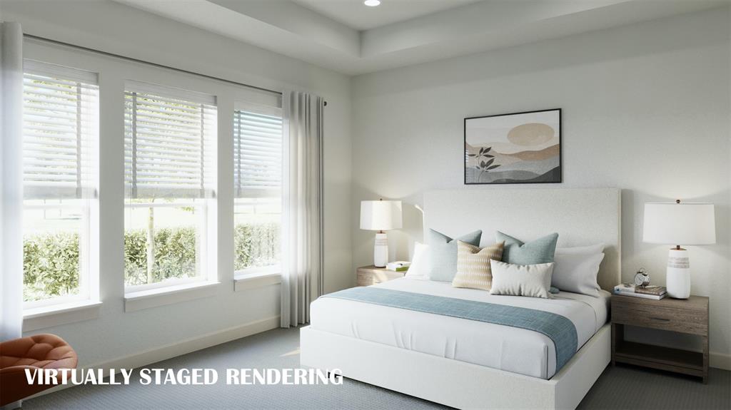 9453 Hedge Street Frisco, TX 75035 - Photo 6 of 15 Your new owner's suite offers a peaceful and relaxing place to unwind at the end of your day. VIRTUALLY STAGED RENDERING