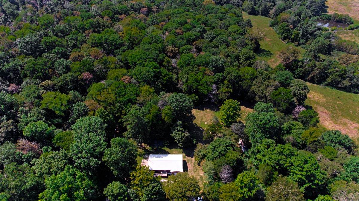 1758 Old Stage Road Ardmore, TN 38449 - Photo 22 of 25 an aerial view of residential house with outdoor space and trees all around