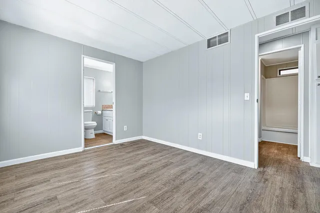 wooden floor in an empty room