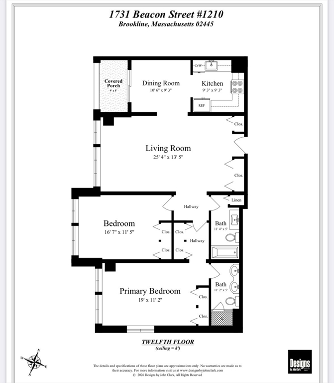 1731 Beacon Street, Unit 1210 Brookline, MA 02445 - Photo 17 of 32