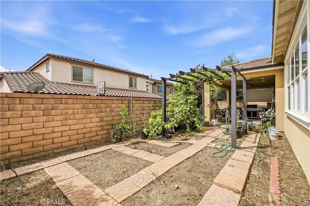 3380 Pine Ridge Loop Ontario, CA 91761 - Photo 32 of 37 a backyard of a house with table and chairs