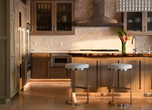 a view of swimming pool with a patio and a backyard