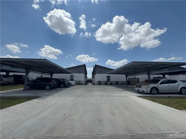 a view of a car garage