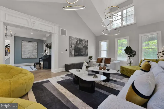 a bathroom with a toilet and a mirror