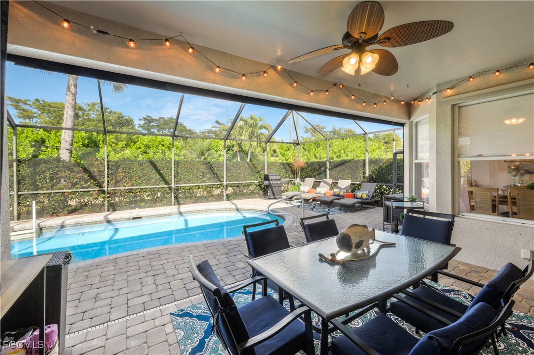 15047 Balmoral Loop Fort Myers, FL 33919 - Photo 30 of 37 a view of a dining room with furniture window and outside view