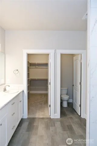 a bathroom with a sink and a toilet