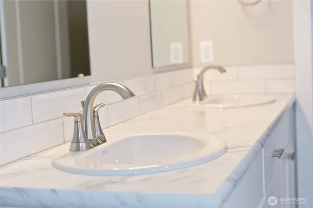 a bathroom with a sink