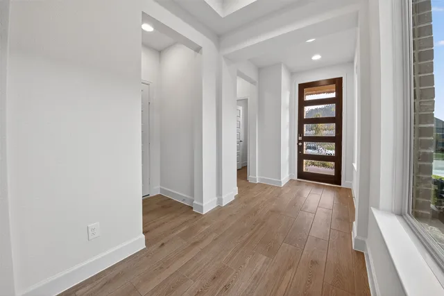 wooden floor in an empty room