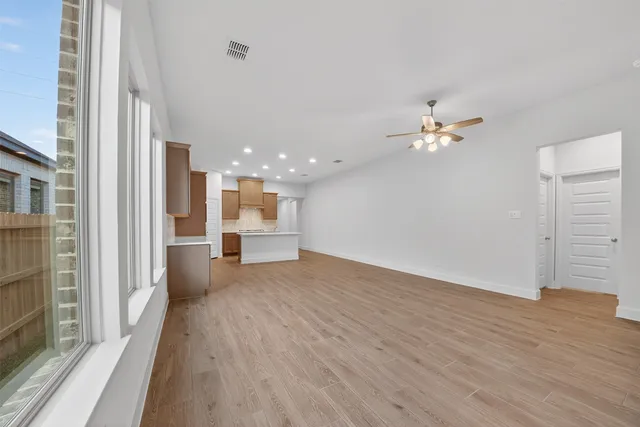 a view of a livingroom with a furniture