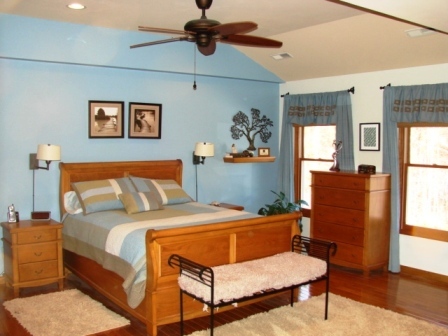 131 London Ridge Road Boones Mill, VA 24065 - Photo 3 of 37 a bedroom with a bed and wooden floor