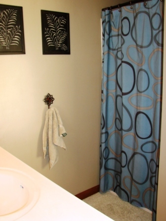 131 London Ridge Road Boones Mill, VA 24065 - Photo 21 of 37 a bathroom with a sink and a mirror