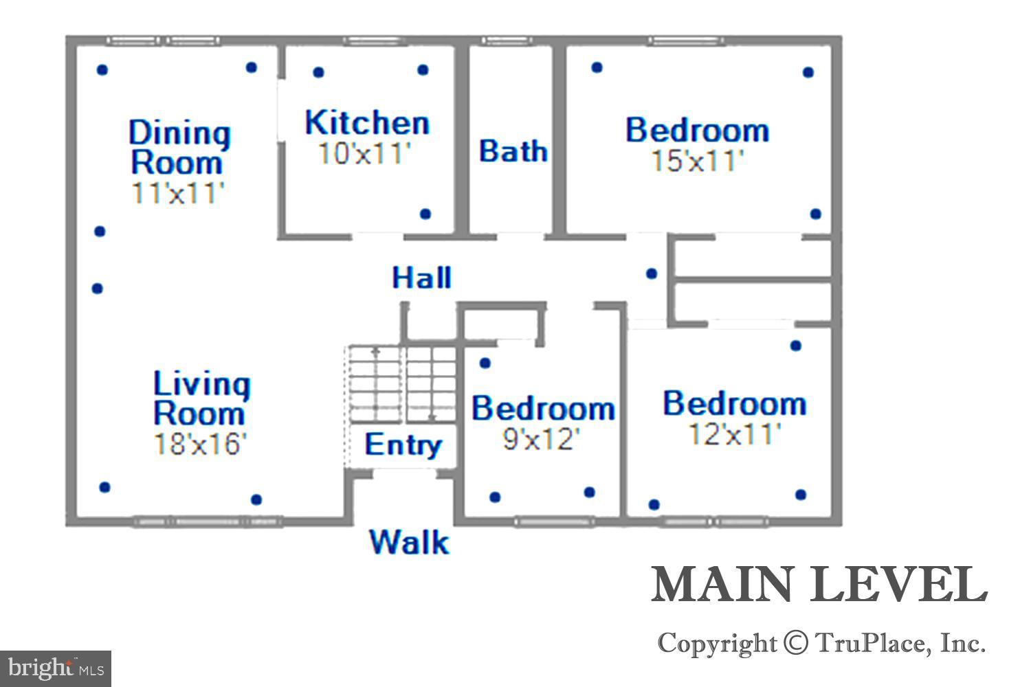 477 Rita Drive Odenton, MD 21113 - Photo 53 of 55 Main Level Floor Plan