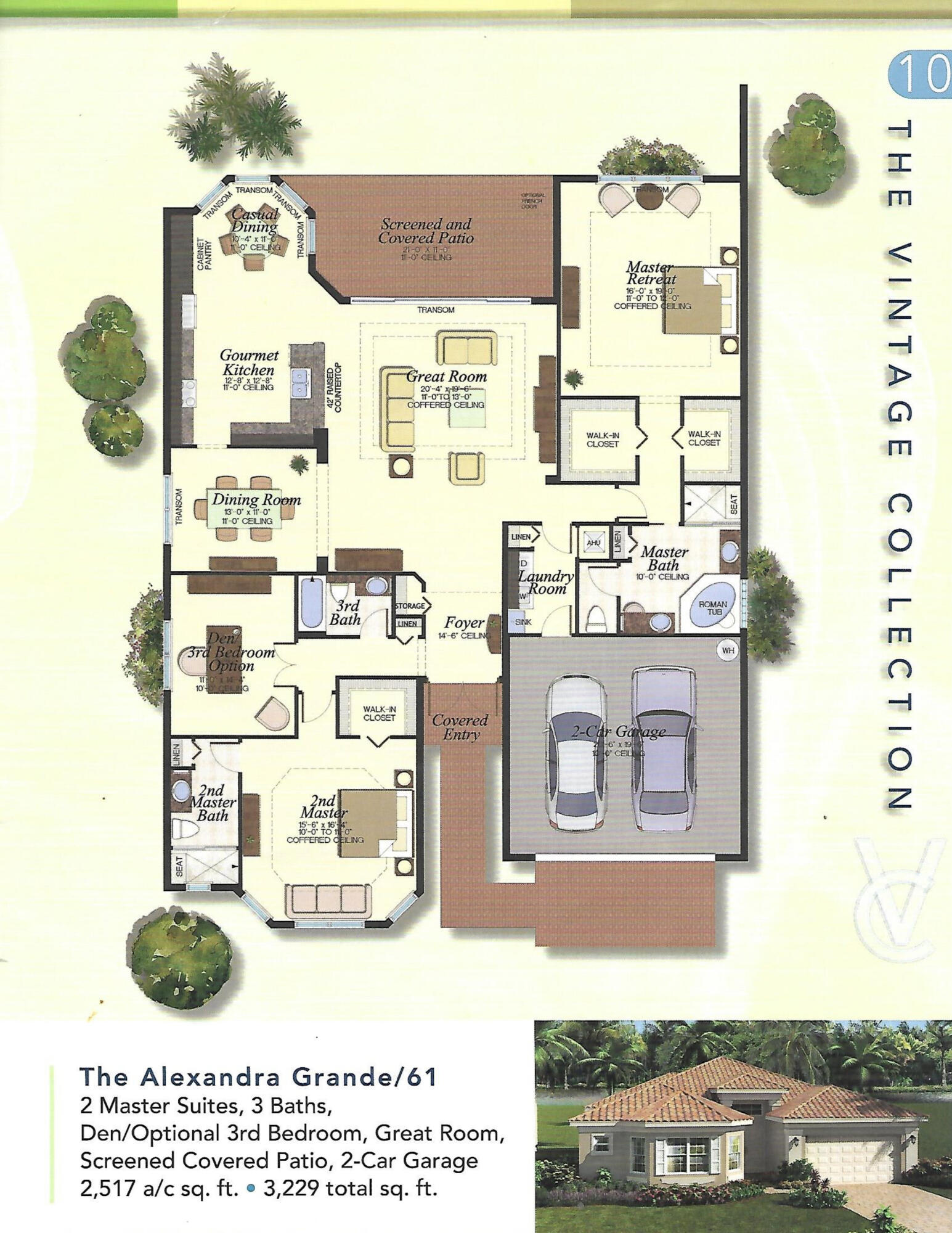8242 Razorback Court Boynton Beach, FL 33473 - Photo 70 of 70 Alexandra Grande Floor Plan