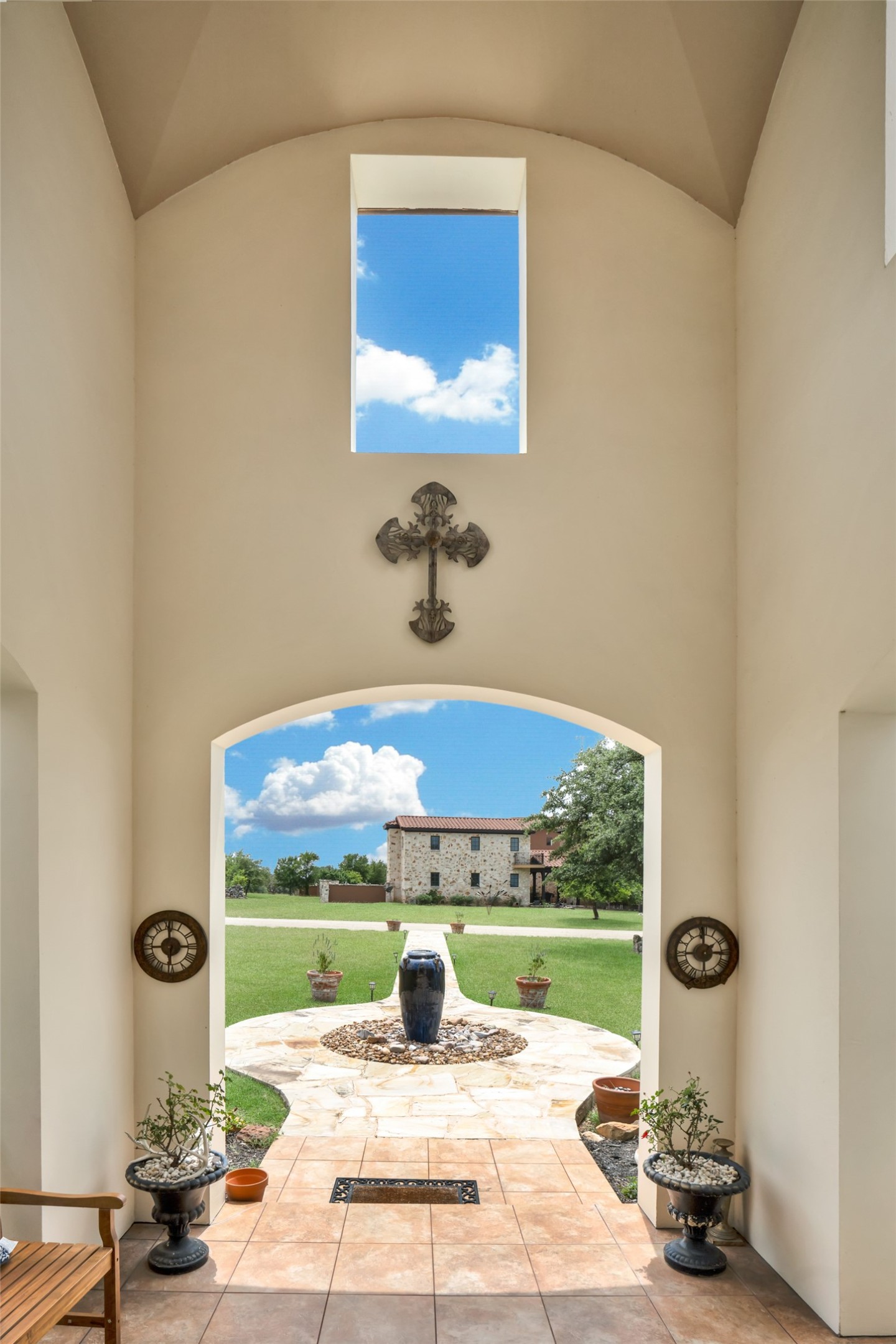 601 Strada Luca Florence, TX 76527 - Photo 30 of 40 a view of swimming pool with two chairs and a potted plants