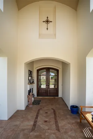 a view of a livingroom with a window