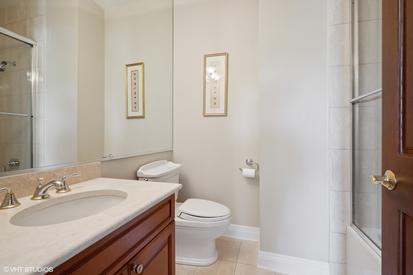 948 Green Bay Road Glencoe, IL 60022 - Photo 14 of 21 a bathroom with a granite countertop sink toilet and shower