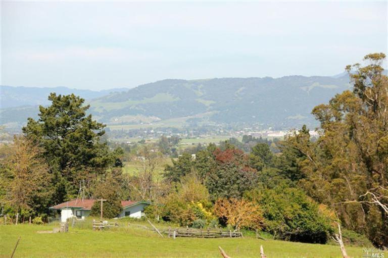 6540 Orchard Station Road Sebastopol, CA 95472 - Photo 1 of 1 This property enjoys sweeping views over to the Sonoma Mountains. 20 acres of level to gently sloping meadows over multiple possibilities for fullfilling your country property wishes. The land ranges from eastern to southern exposures. Above the houes there are beautiful building sites with sweeping views. There appears to be a good site for creating a sheet-fed pond on this property. The road is very low traffic so there is little traffic noise. Enjoy easy access to the north as it is but 3.3 miles to Hwy 101 via Blank Rd and Hwy 116. To the south it is 6.6 miles to Hwy 101 in north Petaluma.