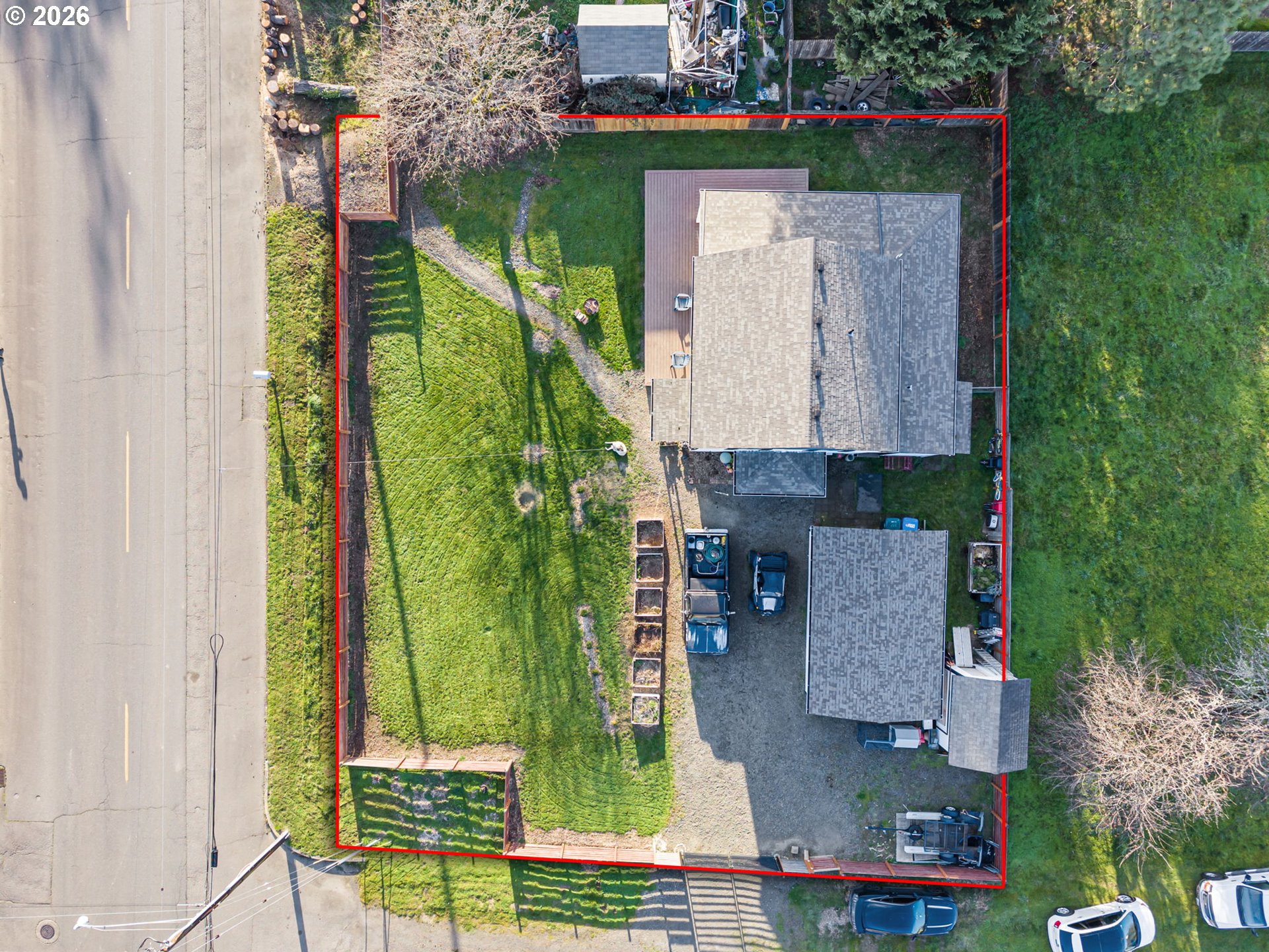 777 Oak Street Oakland, OR 97462 - Photo 44 of 45 an aerial view of a house